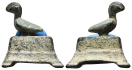 Roman Bronze bird statue
22,46 g - H 37,00 mm