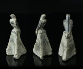Lead Roman period eagle statue
53,66 g - H 57,70 mm