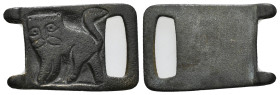 Roman bronze belt buckle 
8,91 g - W 38,12 mm
