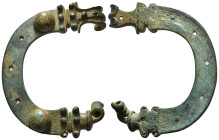 A big Roman period bronze fibula
51,34 g - 78 x 64 mm