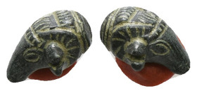 A Roman bronze figurine of an ram head
5,94 g - 17,74 mm