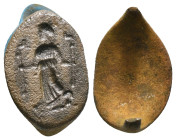 Ancient bronze ring
2,89 g - 20,10 mm
