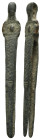 Roman period sword formed book buckle / twizzer
13,40 g - H 80,43 mm