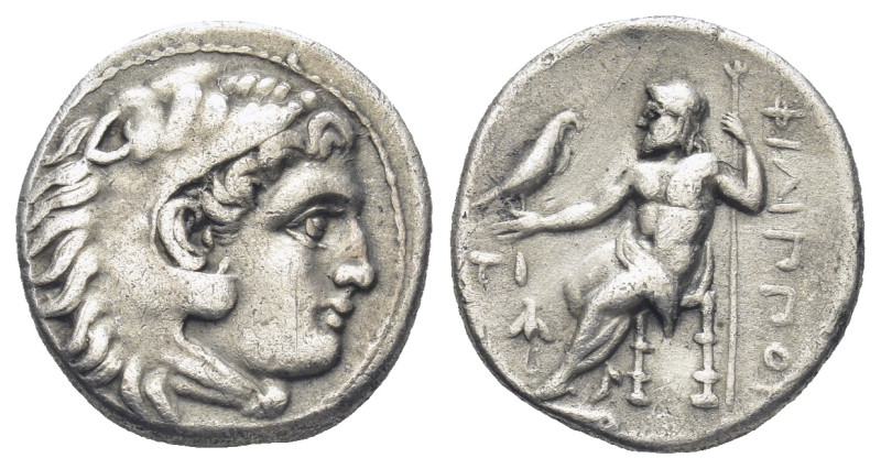 KINGS of MACEDON. Philip III Arrhidaios. 323-317 BC. AR Drachm (16mm, 4.17 g). S...