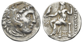 KINGS of MACEDON. Antigonos I Monophthalmos. As Strategos of Asia, 320-306/5 BC, or king, 306/5-301 BC. AR Drachm (16mm, 4.29 g). In the name and type...