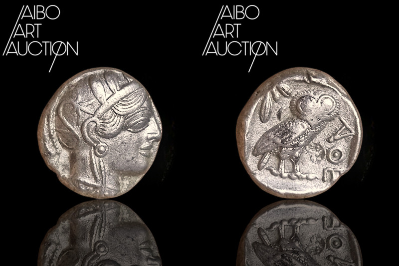 Greek Coin Silver - Attica - Tetradrachm Athens 454-404 BC

Head of Athena on ...