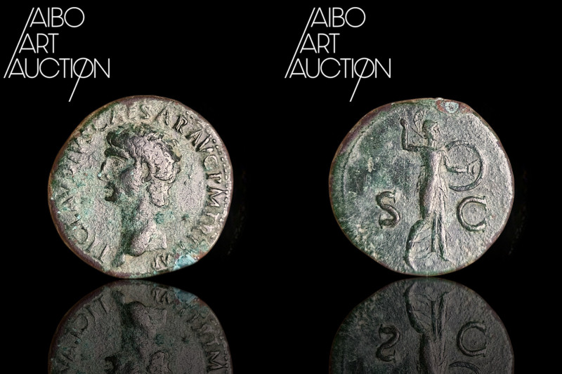 Roman Bronze Coin - Empire - Claude As Rome 42

TI CLAVDIVS CAESAR AVG PM TR P...