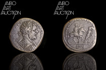Roman coin Bronze - Empire - Septimius Severus Sesterce Rome 196-197

L SEPT SEV PERT AVG IMP VII Laureate, draped and armored bust to the right. Re...