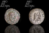 Roman Coin Bronze - Empire - Geta Sesterce Rome 210

IMP CAES P SEPT GETA PIVS AVG Laureate head right, lightly draped at the shoulder. Rev: PONTIF ...