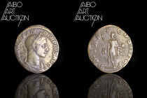 Roman coin Bronze - Empire - Alexander Severus Sesterce Rome 231

IMP ALEXANDER PIVS AVG Laureate and draped head right. Rev: P M TR P X COS III P P...