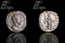 Roman Coin Bronze - Empire - Julia Mamée Sesterce Rome 230

IVLIA MAMAEA AVGVSTA Draped and diademed bust to the right. Rev: FELICITAS PVBLICA // S ...