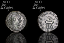 Roman coin Bronze - Empire - Philip I Sesterce Rome 248

IMP M IVL PHILIPPVS AVG Laureate, draped and armored bust on the right. Rev: SAECVLARES AVG...