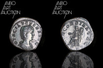 Roman Coin Bronze - Empire - Otacilia Severa Sesterce Rome 247

OTACIL SEVERA AVG Draped bust to the right. Rev: CONCORDIA AVGG // S C Concorde seat...