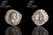 Roman coin Bronze - Empire - Hostilian Sesterce Rome 251

IMP CAE C VAL HOS MES QVINTVS AVG Laureate, draped and armored bust on the right. Rev: SEC...