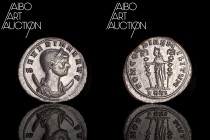 Roman coin Billon - Empire - Séverine Aurelianus Siscia 275

SEVERINAE AVG Diademed and draped bust to the right placed on a crescent. Rev: CONCORDI...