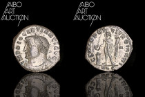 Roman coin Billon - Empire - Diocletian Follis Lyon 301-303

IMP DIOCLETIANVS AVG Laureate and armored bust on the left. Rev: GENIO POPVLI ROMANI / ...