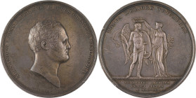 104. Alexandre Ier (1801-1825)
 Médaille en argent commémorant la formation des soldats finlandais,
1811.
D : 55 mm
Dia : 345.1.
TTB. (Voilée).