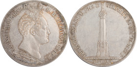 124. Nicolas Ier (1825-1855)
 1 rouble et demi ou 10 zlotych commémorant la bataille de Borodino
en 1839.
KM : C173.1.
Superbe.