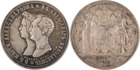 127. Nicolas Ier (1825-1855)
 Rouble 1841 en argent par Gebe pour le mariage du
Tsarevitch.
D : 35,7 mm - Poids : 20,8 g
D : 288 A.
TTB à Superbe.