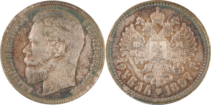 161. Nicolas II (1894-1917)
Rouble 1897. PROOF.
KM : Y59.3.
FDC.
