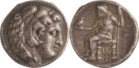194. MACÉDOINE BABYLONE, Alexandre III Le Grand
(356-323)
Didrachme.
Poids : 8,04 g
Price : 3663.
Exemplaire de la vente NAC du 6 avril 2006 n°1306.
T...