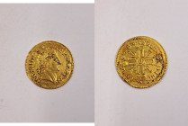 285. Louis XIV (1643-1715)
Louis d’or aux 8 L et insignes 1702 Besançon. Réformation.
Poids : 6,6 g
G : 253.
TTB à Superbe.