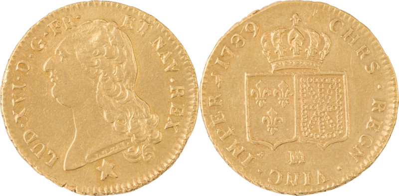 323. Louis XVI (1774-1793)
Double Louis d’or au buste nu 1789 Marseille.
Poids :...