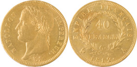 358. Napoléon Ier (1804-1815)
40F 1812 A : Paris.
Poids : 12,92 g
G : 1084.
TTB.