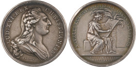 456. Louis XVI (1774-1793)
 Médaille en argent commémorant la naissance
du Duc de Normandie (deuxième fils du roi) le
27 mars 1785.
Par Benjamin DUVIV...
