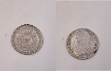 458. Louis XVI (1774-1793)
 Écu d’argent aux rameaux d’olivier pour le Béarn
1787 Pau.
Poids : 29,2 g
G : 356a.
Presque Superbe.