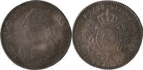 460. Louis XVI (1774-1793)
 Écu d’argent aux rameaux d’olivier 1788 La Rochelle
(1411 ex. frappés).
Poids : 29,1 g
G : 356.
TTB à Superbe. Fond miroir...