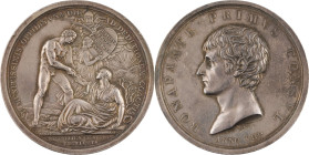 480. Consulat (1799-1804)
 Médaille en argent commémorant la restauration
de la République Cisalpine, an VIII (1799-1800).
D : 52,4 mm - Poids : 73,34...
