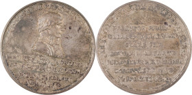 483. Consulat (1799-1804)
 Médaille en argent commémorant l’érection de la
colonne nationale sur la place Vendôme en 1800.
Par DUVIVIER.
D : 56 mm - P...