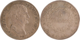494. Consulat (1799-1804)
5 Francs Bonaparte, an 12 Paris.
Poids : 24,9 g
G : 577.
Superbe.