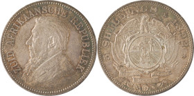 575. AFRIQUE DU SUD
5 Shillings, 1892.
Poids : 28,27 g
KM : 8.2.
TTB