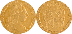 585. ANGLETERRE, Georges III (1760-1820)
1 Guinée 1768.
Poids : 8,39 g
Fr : 354.
TTB à Superbe.