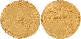610. PAYS-BAS BRABANT, Jeanne et Wenceslas (1355-1383)
 Écu d’or au cavalier de Louvain (copie du franc à
cheval de Jean Le Bon).
Poids : 3,77 g
Del :...