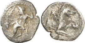(s. IV a.C.). Cilicia. Tarso. Óbolo. (S. 5660 var) (SNG. Suiza 226). 0,51 g. MBC.