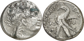 Egipto Ptolemaico. (54-53 a.C.). Ptolomeo XII, Neo Dionisos (80-58/55-51 a.C.). Tetradracma. (S. 7947). 12,22 g. MBC-.