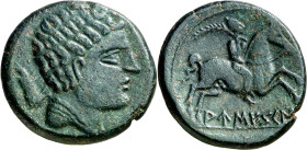 Ausescen (Vic). As. (FAB. 170) (ACIP. 1304). Realzada a buril. 12,12 g. MBC+.