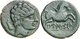 Ausescen (Vic). Semis. (FAB. 172) (ACIP. 1302). Realzada a buril. 3,83 g. MBC.