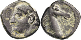 Cartagonova (Cartagena). 1/4 de calco. (FAB. 554) (ACIP. 610). 2,14 g. MBC.