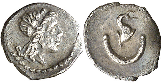 Divisores inciertos. Tartemorion. (FAB. 565) (ACIP. 530). 0,23 g. MBC+.