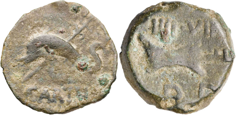 Carteia (San Roque). Semis. (FAB. 683) (ACIP. 2612). 4,78 g. BC+.