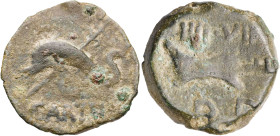 Carteia (San Roque). Semis. (FAB. 683) (ACIP. 2612). 4,78 g. BC+.