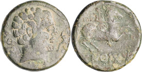Conterbia Carbica (Huete). As. (FAB. 846) (ACIP. 1830). 11,11 g. BC+.