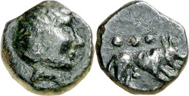 Iltirta (Lleida). Divisor. (FAB. falta) (ACIP. 1278). Muy rara. 3,82 g. MBC.