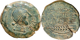 Obulco (Porcuna). As. (FAB. 1807) (ACIP. 2222). Grieta. 14,05 g. (MBC+).