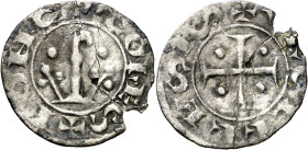 Comtat d'Urgell. Ponç de Cabrera (1236-1243). Agramunt. Òbol. (Cru.V.S. 127) (Cru.C.G. 1944). Grieta. Rara. 0,34 g. (MBC).