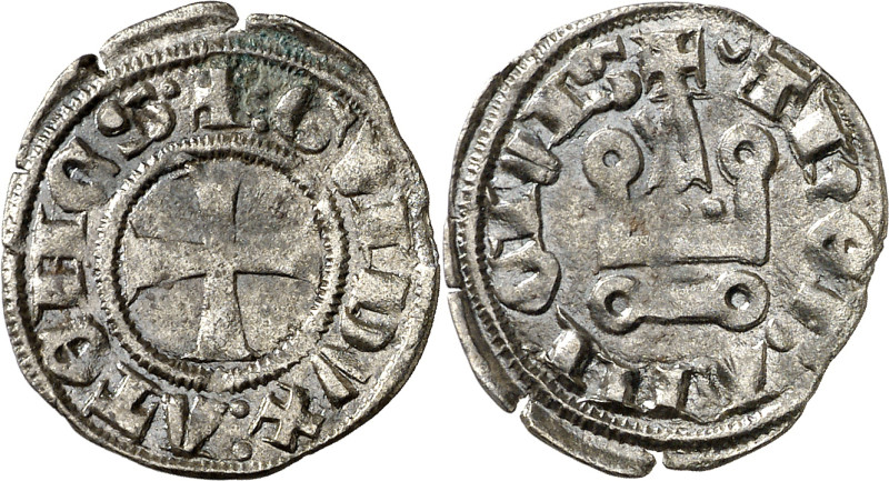 Gran Companyia Catalana (1311-1390). Ducats d'Atenes i Neopatria. Diner tornès. ...
